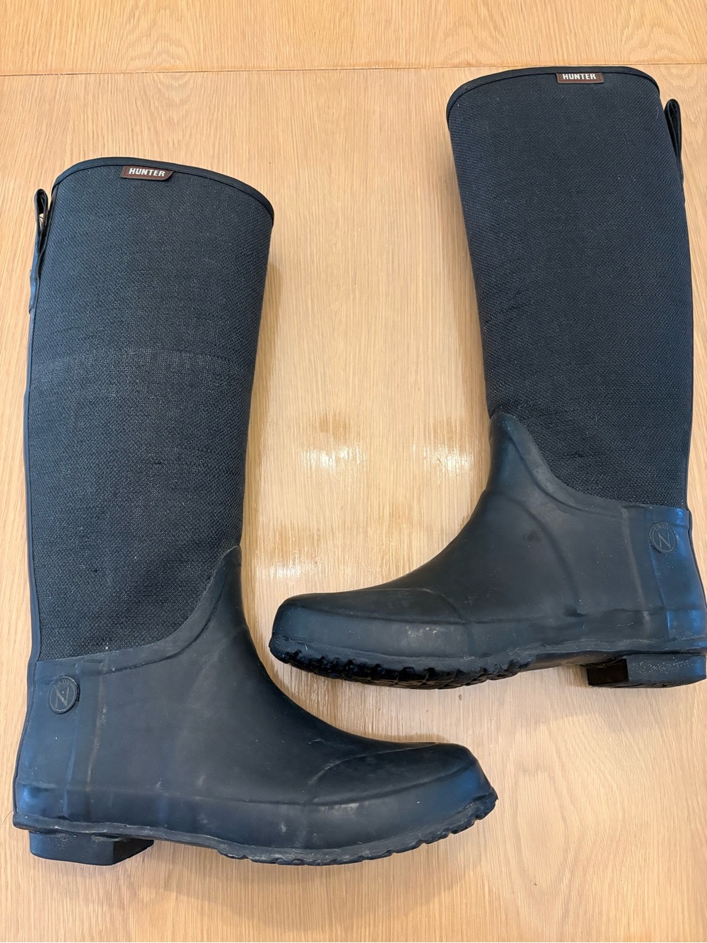 Hunter Lady N Black Boots size 41/9
